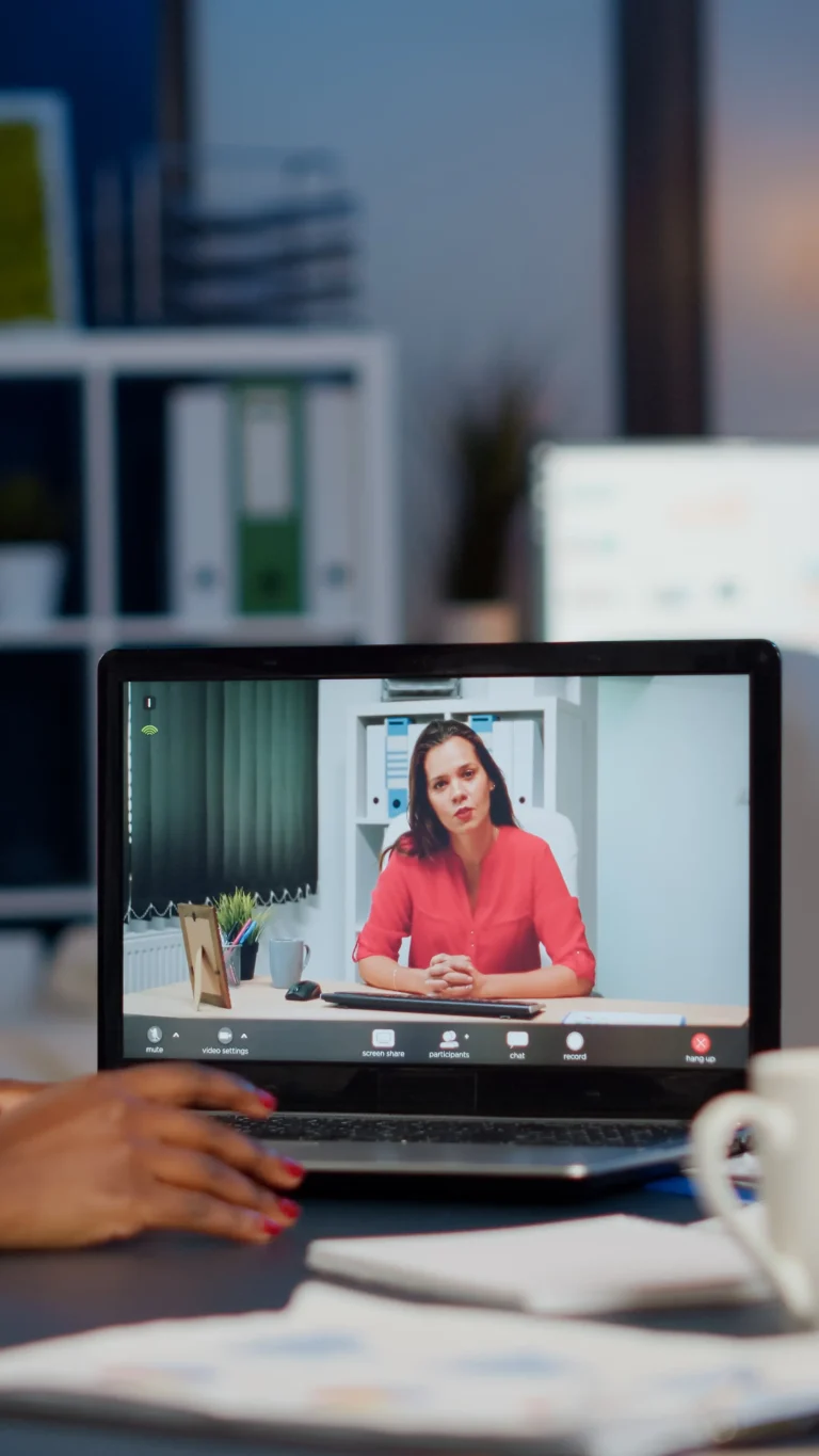 african-businesswoman-discussing-with-remotely-woman-partner